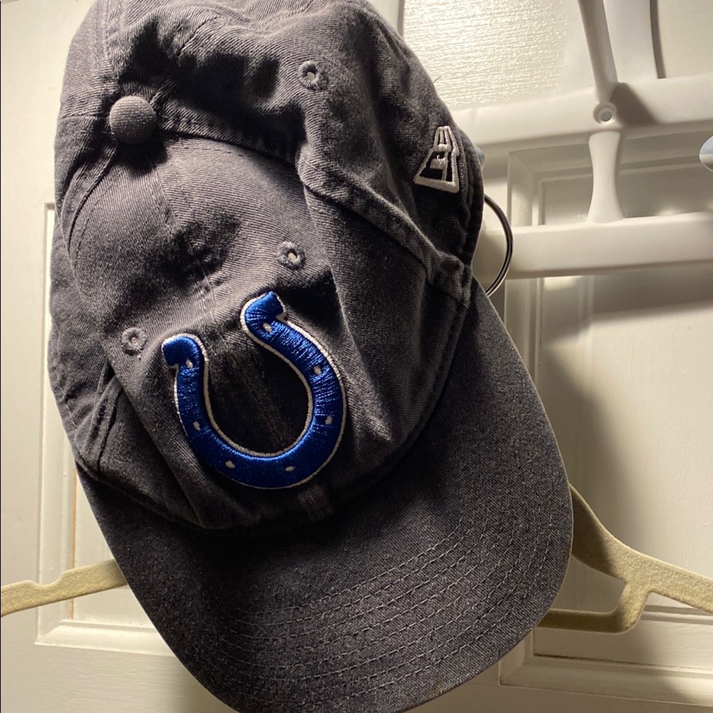 New Era Gray and Blue Colts Hat